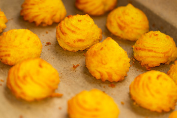 Herzoginkartoffeln aus dem Ofen
