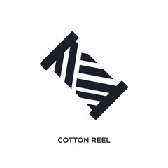 cotton reel isolated icon. simple element illustration from sew concept icons. cotton reel editable logo sign symbol design on white background. can be use for web and mobile
