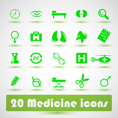 Medicine icons