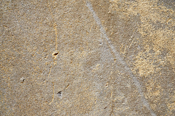 cracked color on a wall outside