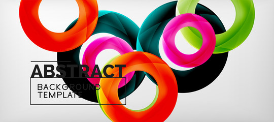Vector rings abstract background