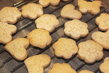 Cookies in the kitchen. Bakery products