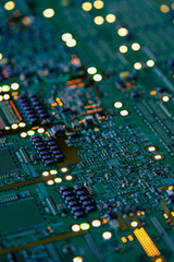 Obraz premium Karta elektroniczna