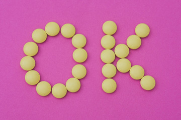 Heart pills. Medical tablets