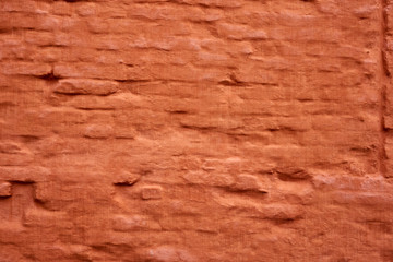 old repaired wall with brick texture