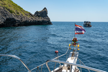 Obraz premium Ko Lanta Insel vom Boot aus