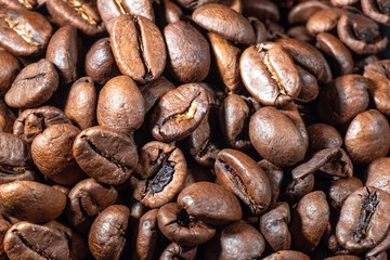 coffee grain are the background.