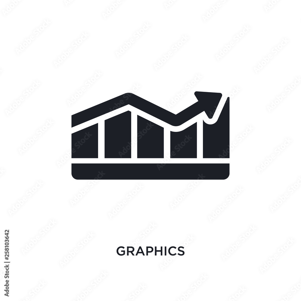Poster graphics isolated icon. simple element illustration from success concept icons. graphics editable lo