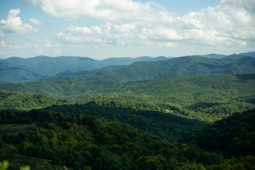 Fototapeta na wymiar Blue Ridge Mountains, NC 