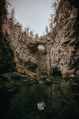 Fototapeta na wymiar The cave system Rakov Skocjan in Slovenia