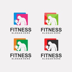 fitness logo template