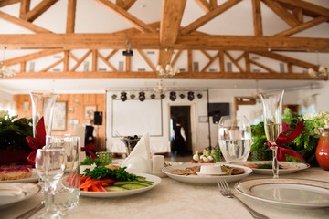 wedding banquet in a restaurant, party in a restaurant