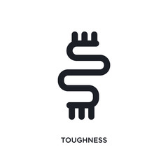 toughness isolated icon. simple element illustration from zodiac concept icons. toughness editable logo sign symbol design on white background. can be use for web and mobile