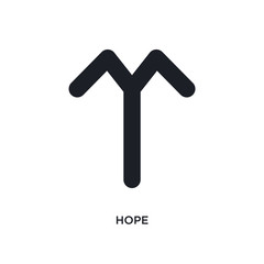 hope isolated icon. simple element illustration from zodiac concept icons. hope editable logo sign symbol design on white background. can be use for web and mobile