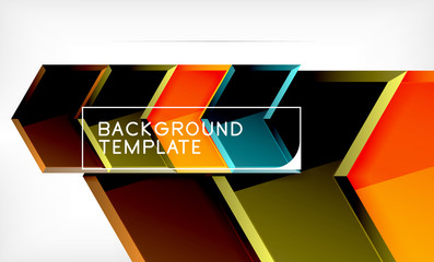 Arrow geometrical abstract background, directional wallpaper concept