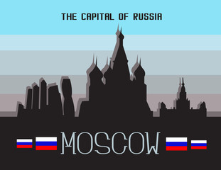 Moscow city infographics