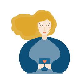 Abstract paper cut girl pattern. Childish crafted girl for design birthday card, poster, childish shop sale advertising, bag print etc.