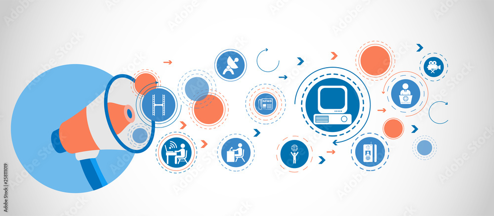 Poster iptv vector icon. detailed set icons of media element icon. premium quality graphic design. one of t