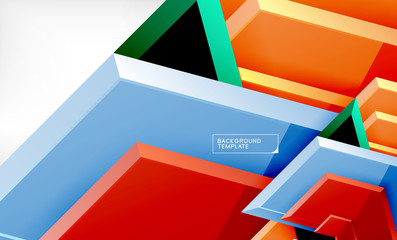 Techno arrow background, template design