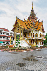 Fototapeta na wymiar Wat Buppharam in Thailand