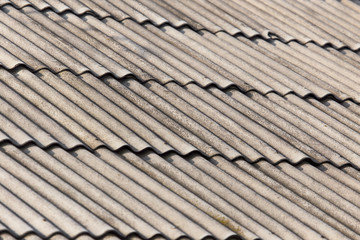 Slate roof of the house as an abstract background