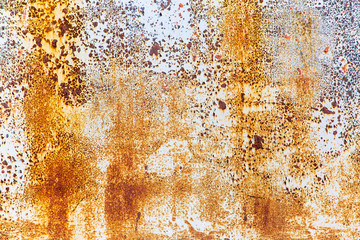 Rust on metal as abstract background