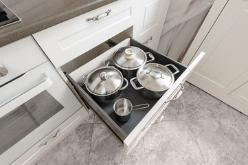 Modern white kitchen