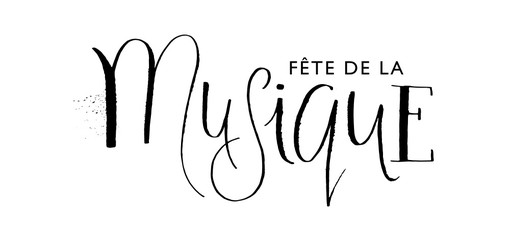 Obraz premium Bannière FÊTE DE LA MUSIQUE