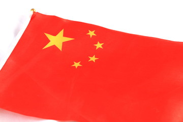 Close up of The China flag