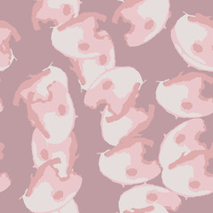 Fototapeta na wymiar UFO camouflage of various shades of pink, white and nude colors