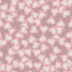 UFO camouflage of various shades of pink, white and nude colors