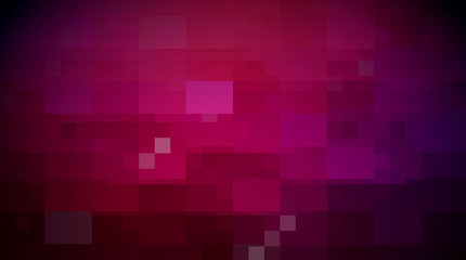 Vector abstract pixel or geometric pattern background. Illustration of squares with color blue blurred gradient background. Vector multicolor mosaic or rectangular background design for wallpaper