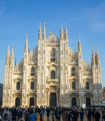Fototapeta na wymiar cathedral of milan