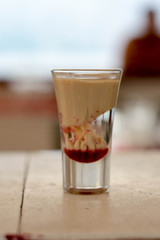 Coffee drink with cream
