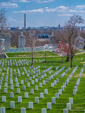 Tombstone At Arlington National Cemetery