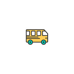 Bus icon design. Transportation icon vector design