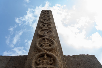 An ancient sculpture