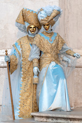 Obraz premium Carneval in Venedig - herrschaftliches orientalisches Paar