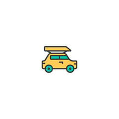 Car icon design. Transportation icon vector design