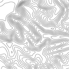 Topographic map background. Geographic World Topography map grid abstract vector illustration. Topo map with elevation.