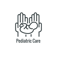 Pediatric Medicine with Baby / Pregnancy Related Icon