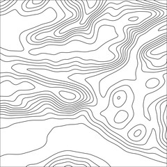 Topographic map background. Geographic World Topography map grid abstract vector illustration. Topo map with elevation.