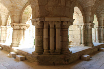 Obraz premium Saint-Vincent abbey - Nieul-sur-l'Autise (France)