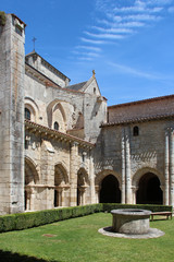 Fototapeta na wymiar Saint-Vincent abbey - Nieul-sur-l'Autise (France)
