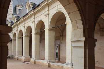 Obraz premium Former Toussaint abbey - Angers (France)