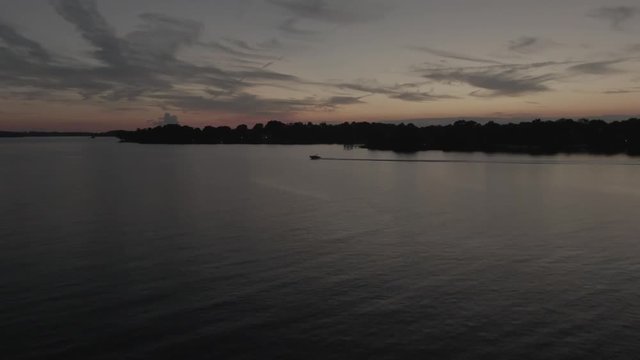 Lake Sunset - 4K, Filmed Cinelike profile 
