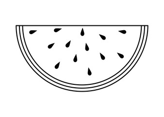 fresh healthy slice watermelon fruit