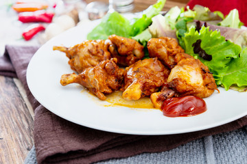 Roasted chicken grilled chicken BBQ