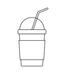 delicious milkshake isolated icon