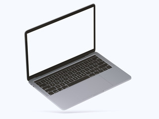 Laptop Isolated isometric view